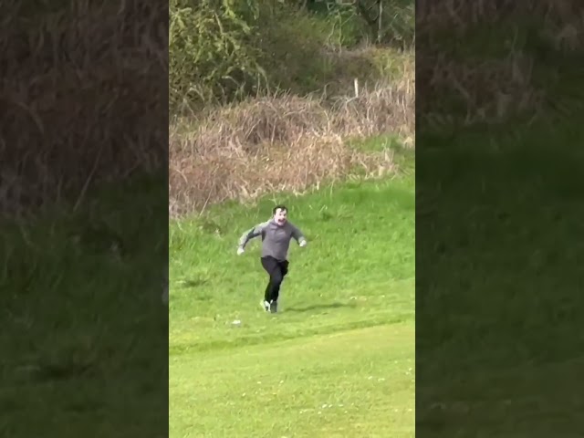 Is this the BEST FOOTGOLF shot you’ve seen?? ⚽️👀