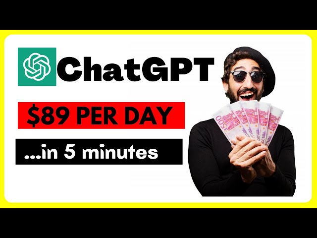 How to use ChatGPT to make money online in 2023 (ChatGPT Tutorial)