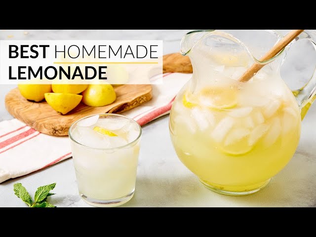 BEST HOMEMADE LEMONADE RECIPE