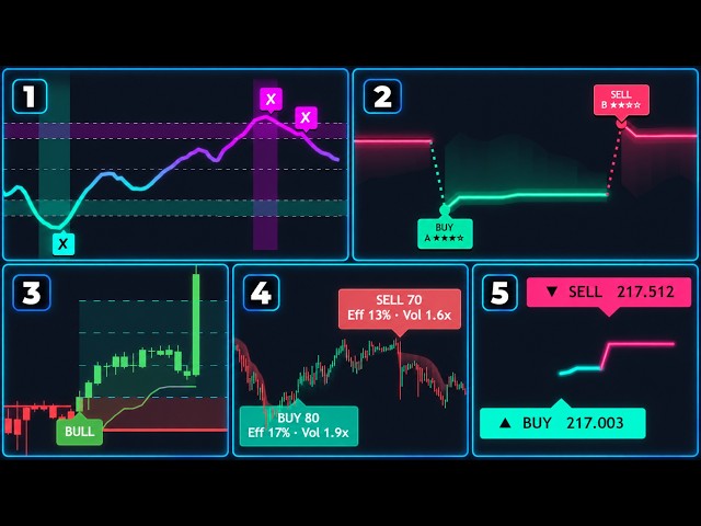 Top Five Newest & Most Accurate Buy/Sell Indicators on TradingView