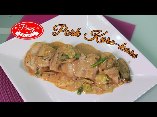 Pork Kare Kare Pinoy Recipe : How to cook Pork Kare Kare | Pinoy Recipes