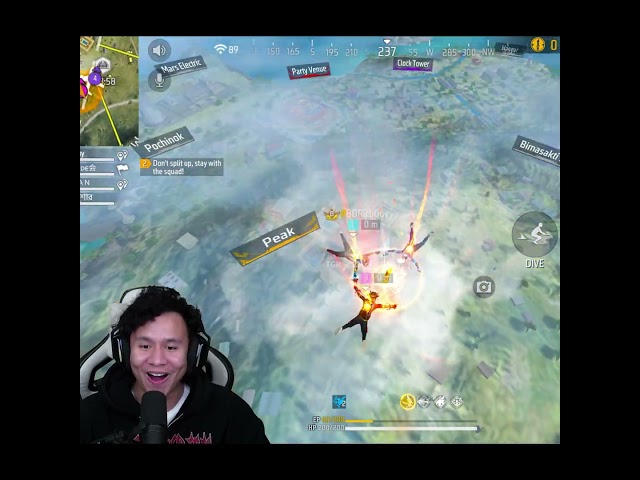 New Skydive in Free Fire ๐ฑ #shorts #freefire #tondegamer