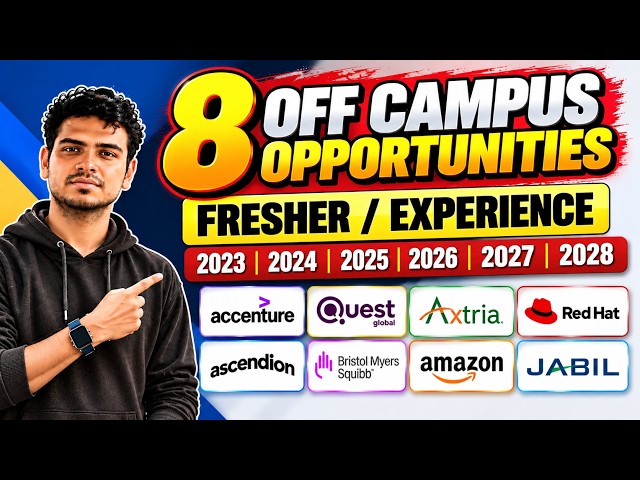 Latest off campus hiring 2026 | fresher Off campus latest Mass hiring | fresher off campus  #hiring