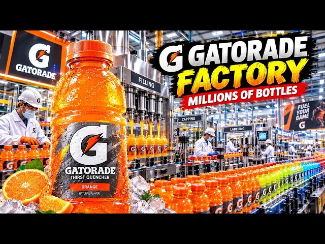 Inside the Gatorade Factory | How Millions of Bottles Are Made