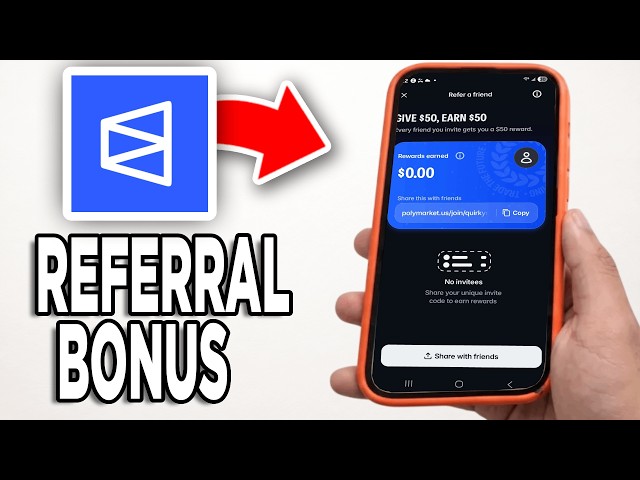 How To Get $50 Referral Bonus On Polymarket! - Tutorial