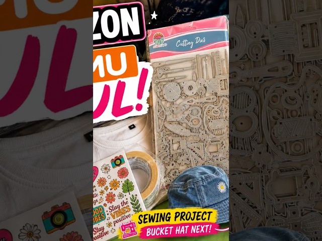 Amazon Craft Haul and DIY Crafting Unboxing | Cricut Joy, Sewing and Paper Craft Supplies