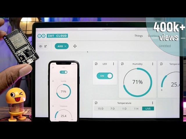 Using Arduino IoT Cloud with ESP32 | Is it better than New Blynk 🤔
