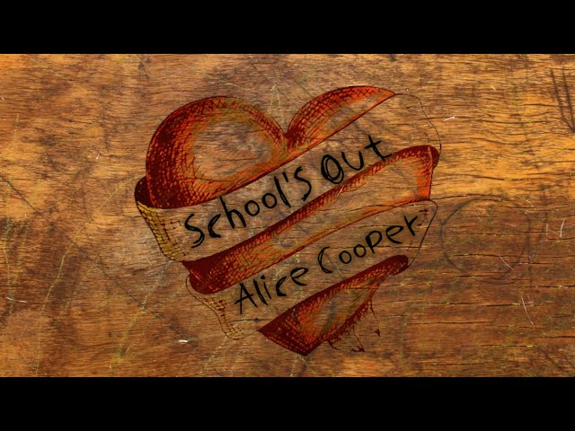 Alice Cooper - "School's Out" (Lyric Video)