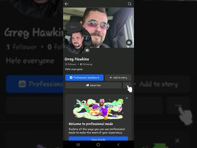 How To Turn Off Professional Mode On Facebook
