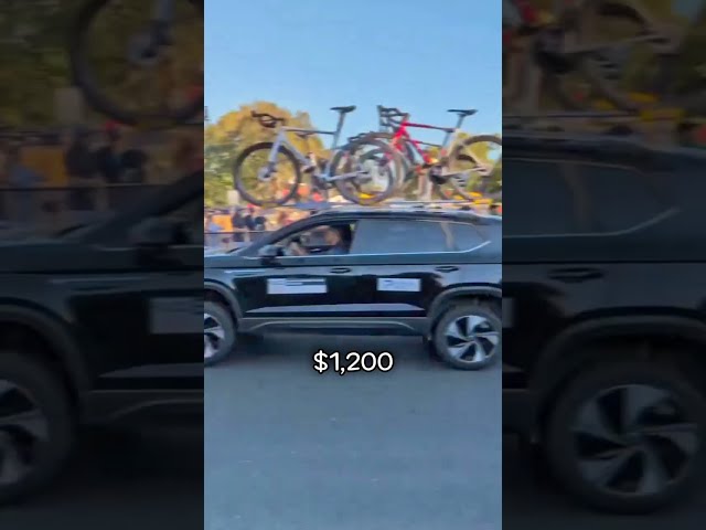 This Team Car Thought It Was in a Rally Race  🤔Road Bike