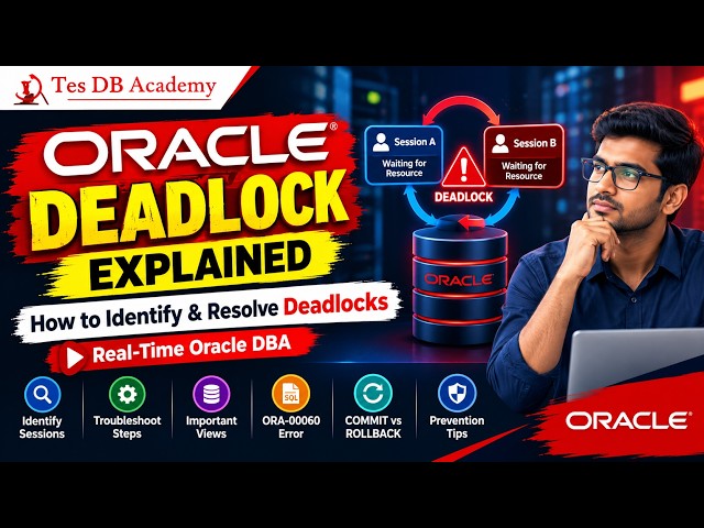 Oracle Deadlock Explained | How to Identify & Resolve Deadlocks | Real-Time Oracle DBA
