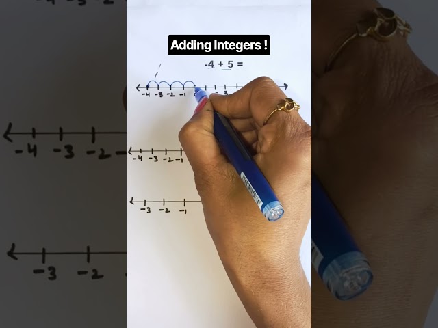 Adding Integers Made Easy !📝. Easy Math trick 🔥. #viral #ytshorts #mathtrick #newyoutuber #students