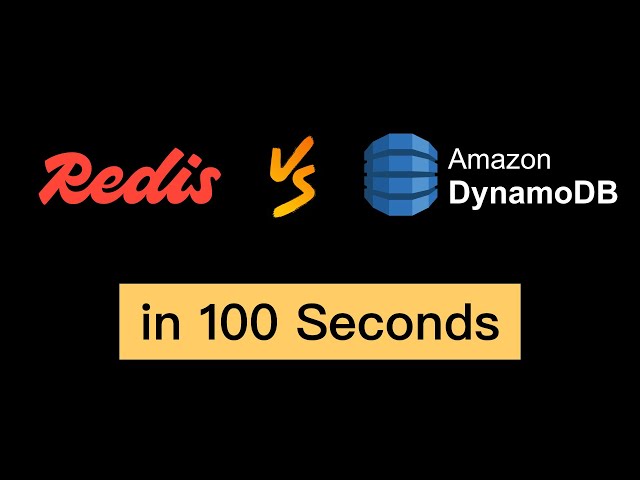 Redis vs Amazon DynamoDB (in 100 Seconds)