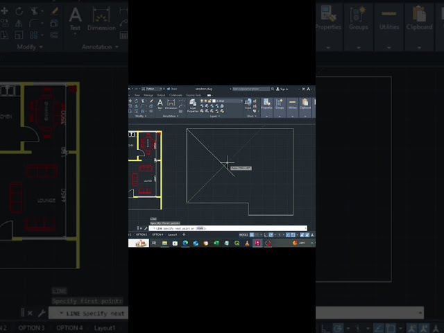 Design any 2D Roof Plan in AutoCAD from Start to Finish #autocad #autocadblocks #homedesign