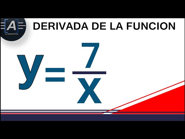 How to DERIVE A FUNCTION: Constant over Variable