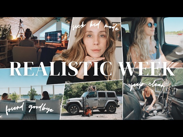week in my life: sick little survival mode, summer days & friendship goodbyes
