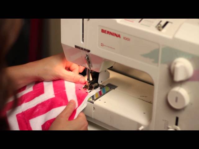 How to sew squares into rows on a rag quilt
