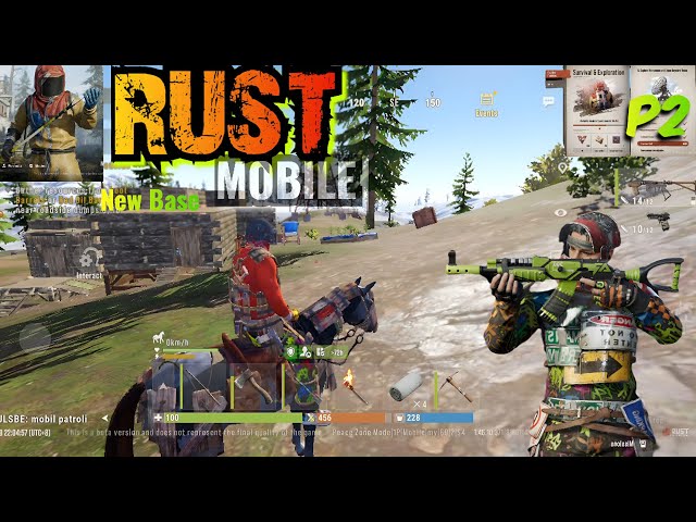 Building Base in Rust Mobile Gameplay