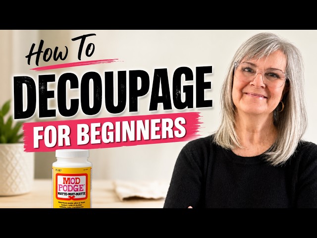 Decoupage for Beginners: Step-by-Step Tutorial