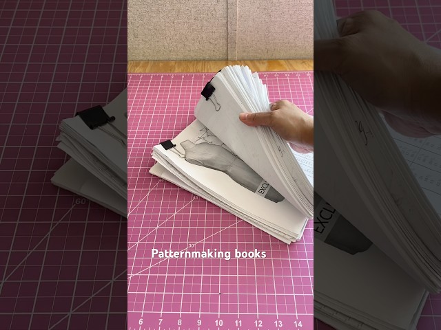 Patternmaking booklets from each book
