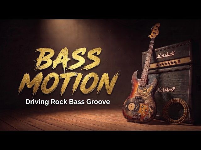 BASS MOTION | Driving Rock Bass Groove | Road Trip Music