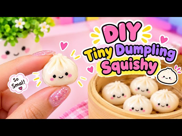 How to Make Viral Dumpling Squishy 😱 / DIY Squishy Tutorial | Easy & Satisfying 