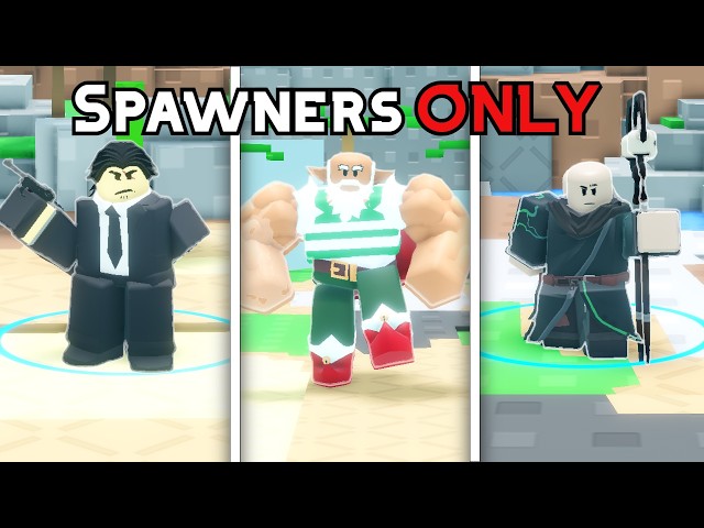 I Beat Tower Defense Simulator With ONLY Spawner Towers