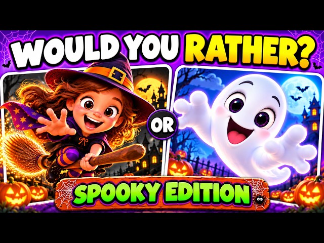 Spooky Would You Rather 👻 Brain Break 👻 Halloween Fun for Kids