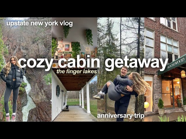 WEEKEND CABIN GETAWAY 🌿 cozy couples vlog & hiking adventures