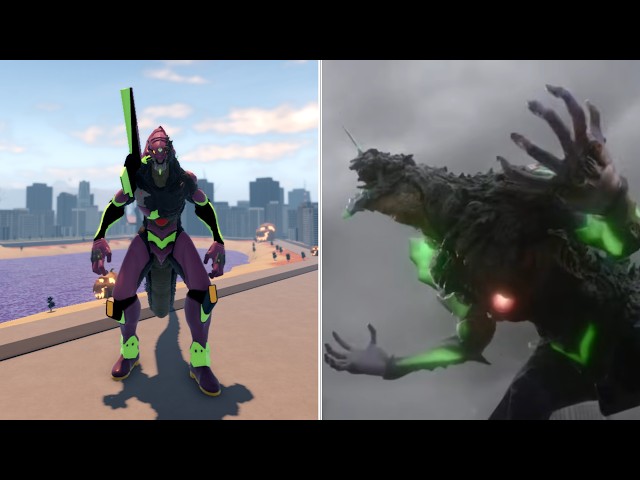 Shin Eva Godzilla Kaiju Alpha & Trailer + Anime Comparison