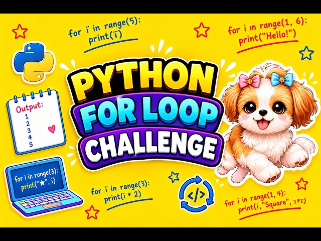 FOR LOOPS Challenge #python #pythonprogramming #pythonforbeginners #pythontutorial #forloop #loops