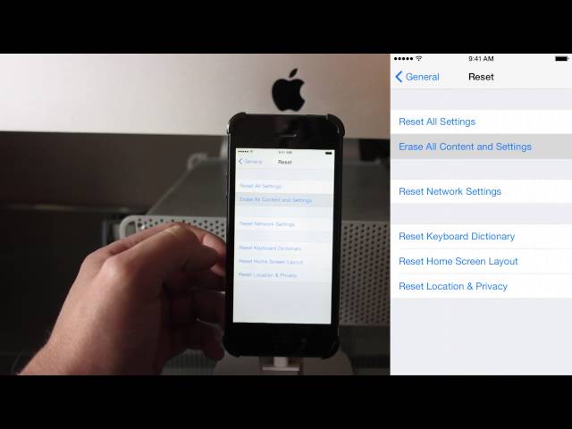 How To Erase Your iPhone