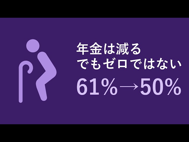 Why will Japan pension benefits shrink but not stop? [Replacement rate 61%→50%]