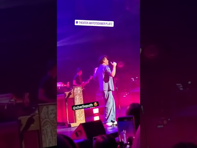 Charlie Puth performing Smells Like Me in Berlin [One Night Only Tour] | December 6, 2022