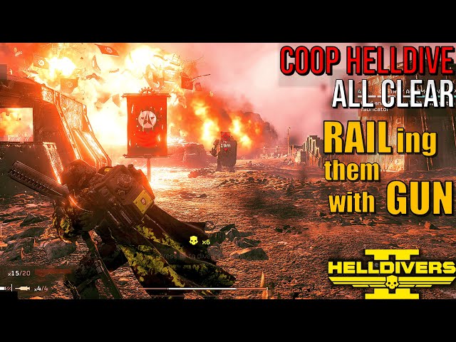 Helldivers 2 | Good Ol' Railgun | Clean Coop Helldive