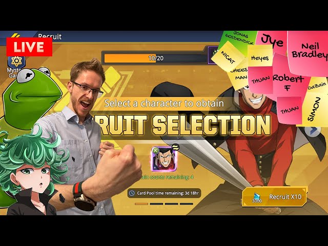 TYPE RECRUITMENT SPREE! & ADVENTURE MODE | ONE-PUNCH MAN: ROAD TO HERO 2.0
