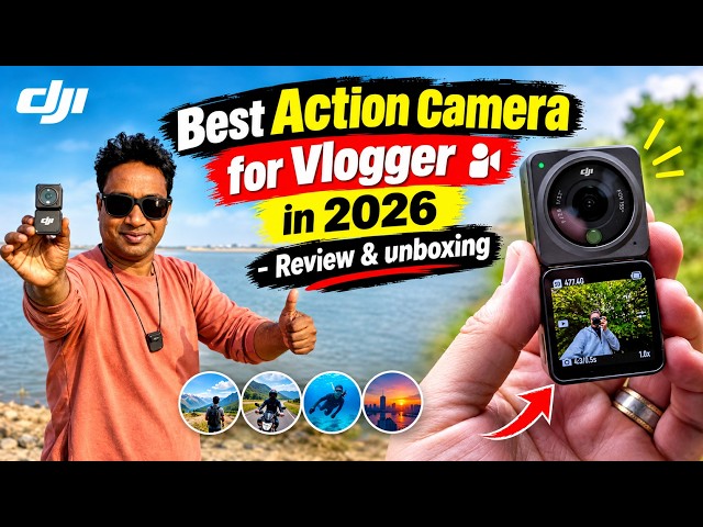 Cheap & Best Action Camera for Vlogging in 2026 - Review & Unboxing DJI Action Camera