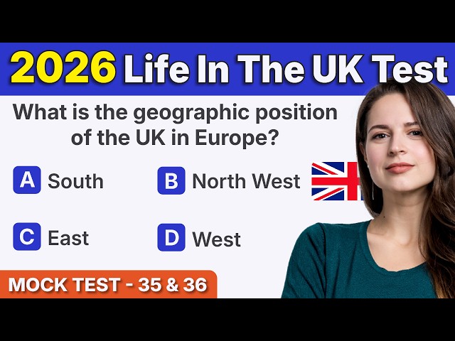 LIFE IN THE UK TEST | Latest 2026 United Kingdom Citizenship Test