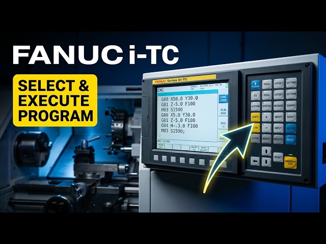 FANUC CNC Control: How to Select & Call Up Programs (O-Search Guide)