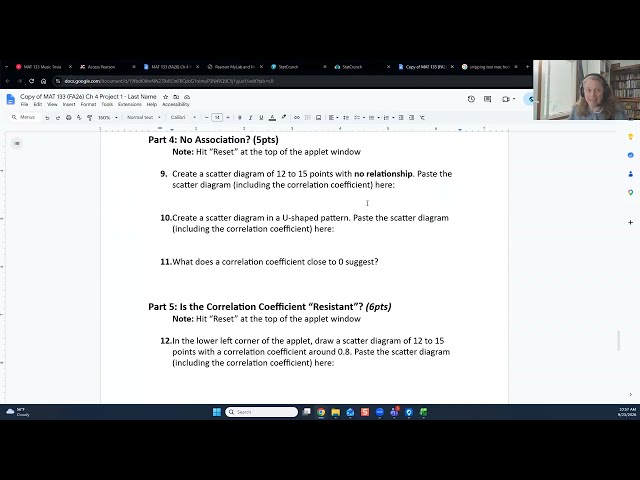 MAT 133 (FA26) Ch 4 Project 1 Tutorial
