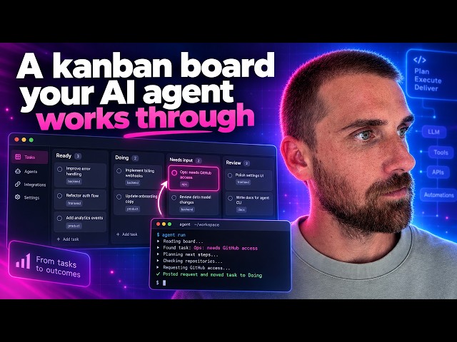 Stop babysitting your AI agent. Give it a kanban board.