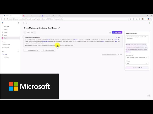 6 New Features in the Teach Module for M365 Copilot