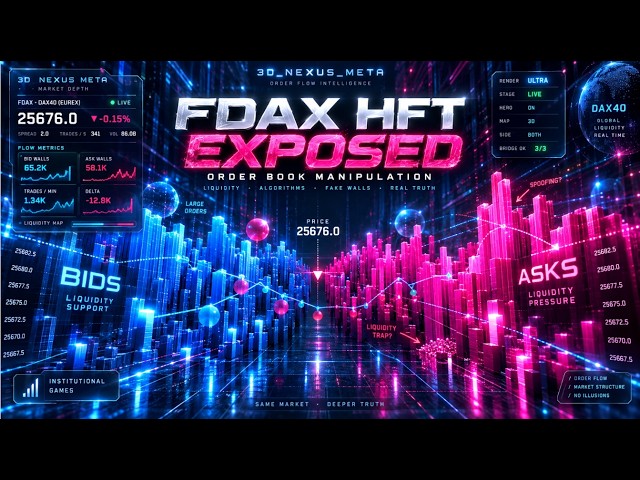 HFTs MOVE THE DAX LIKE THIS 🤯 | FDAX Level 2 Order Book EXPOSED