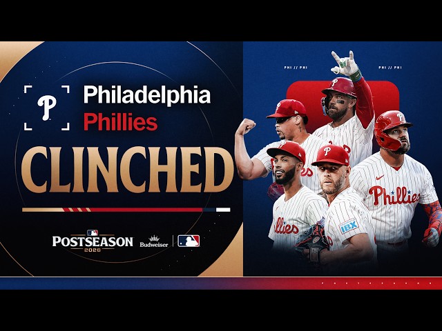 Phillies punch their ticket to the 2026 MLB Postseason on the FINAL DAY OF THE SEASON!
