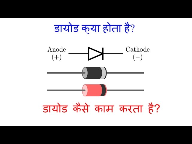 What is a diode? How does a diode work? - Diode explained in Hindi