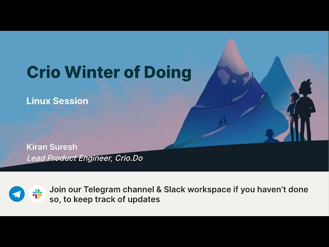 Crio Winter of Doing : Linux Session