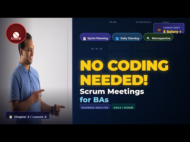How to Run Scrum Meetings as a Business Analyst (Zero Coding Required for Beginners)