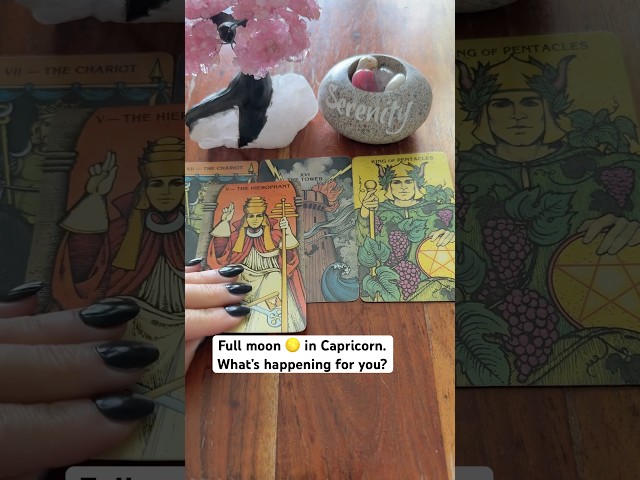Full moon in Capricorn messages 🌕✨ #tarotreading #tarot #channeledmessages #abundance