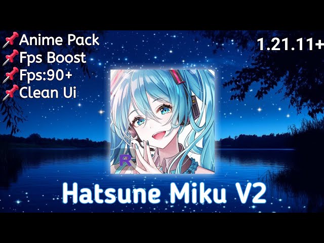 Hatsune Miku | Minecraft Java Anime Texture Pack | 1.21 Bedwars