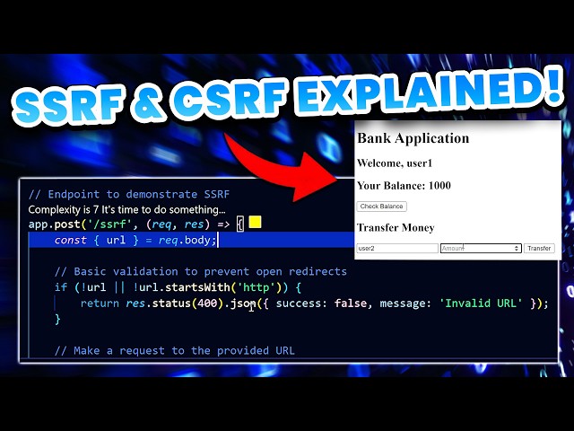 Understanding CSRF and SSRF Attacks (Demo and Examples)